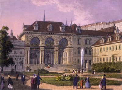 Wallenstein Garten, Prag, 1847 von J. and Felsing, J. Koruna
